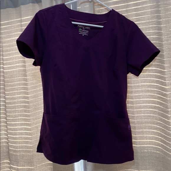 Purple Label Scrub top by Healing Hands - Picture 1 of 5